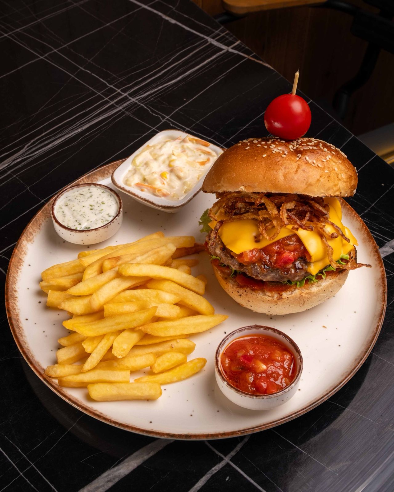 Spicy Jalepone Köfte Burger