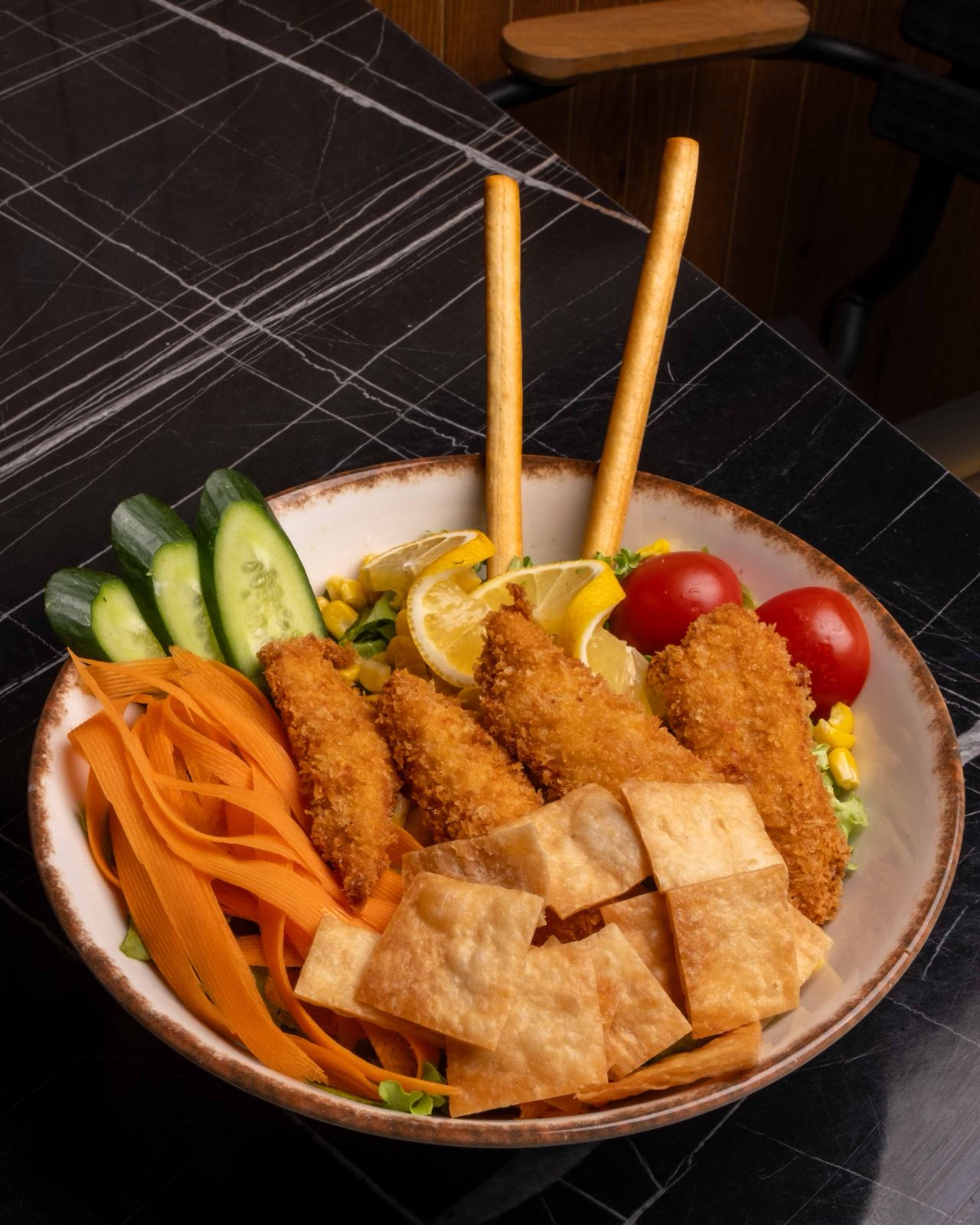 Çıtır Tavuk Salata